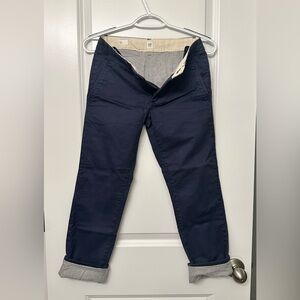 New - GAP Kids Flannel-Lined Jeans - Size 10 regular Boy - Navy Blue